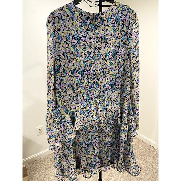 ✨HOST PICK✨ Leith Ditzy Floral Ruffle Long Sleeve Chiffon Dress - Size XL (NWT) - Picture 5 of 6